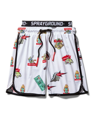 KIDS PATCH ALL-IN SWIM TRUNKS (WHITE)