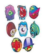 EYEZ ON THE PRIZE BACKPACK (REMOVABLE VELCRO EYES)