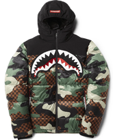 CAMO CHECKERED PUFFER