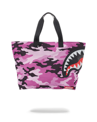 SPLIT CAMO BEACH TOTE