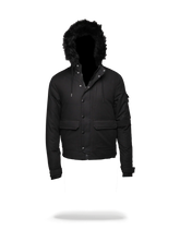 SOLID BLACK CHOPPER JACKET