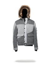 JAPAN STRIPE KNIT CHOPPER JACKET