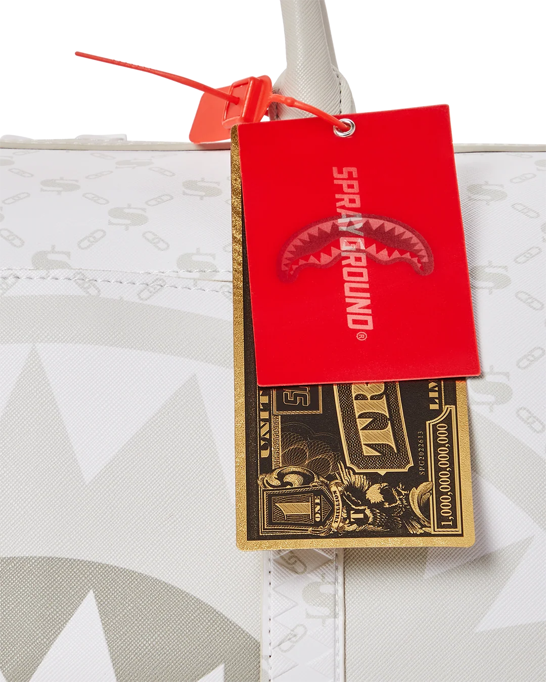 MONEY PATTERN POWDER MINI DUFFLE