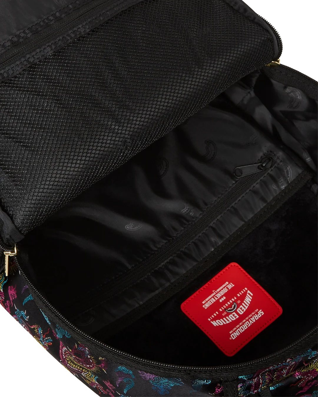 EMBROIDERED DRAGONS DLX BACKPACK