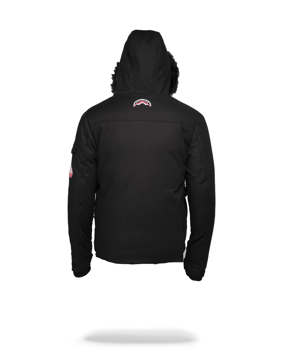 SOLID BLACK CHOPPER JACKET