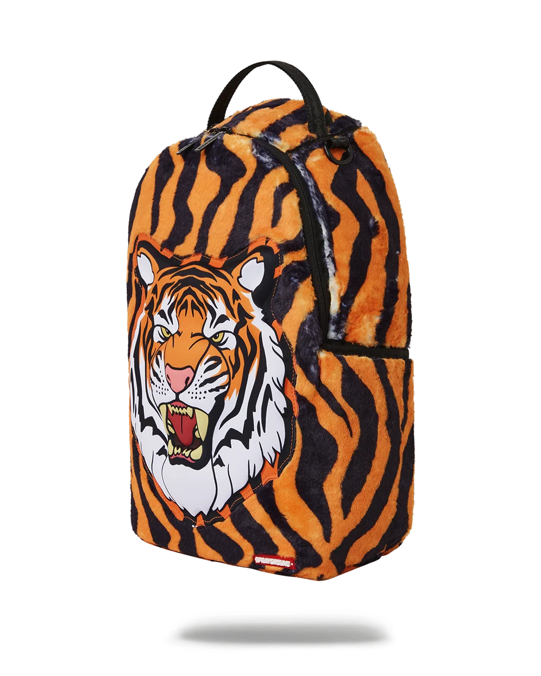 TIGER COZY VELOUR FUR BACKPACK