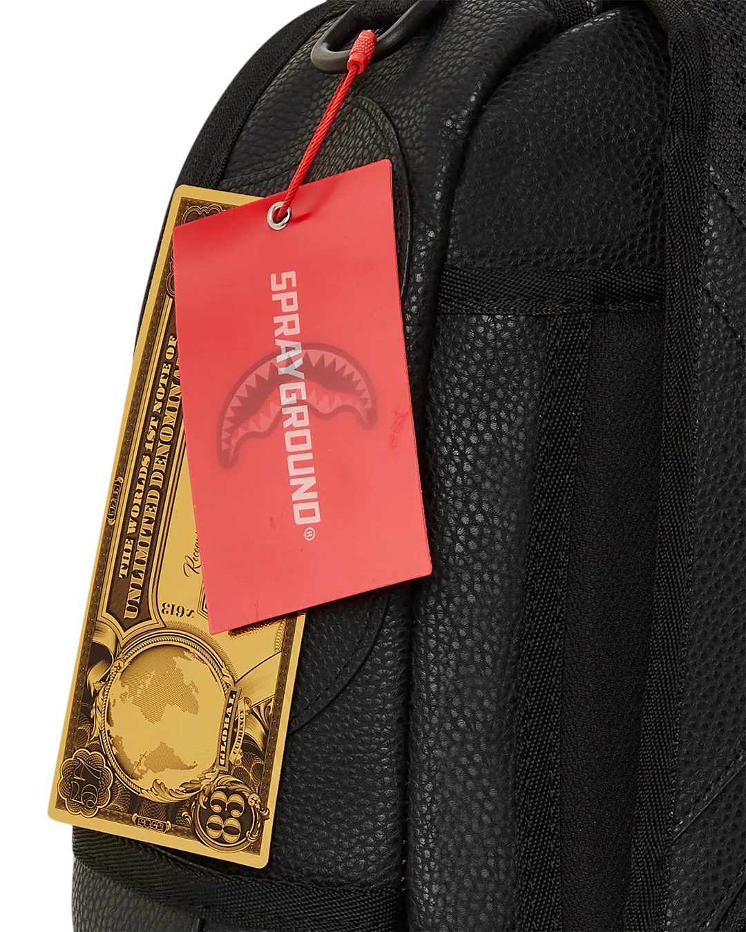 HEAVY METAL SHARK BLACK BACKPACK (DLXV)