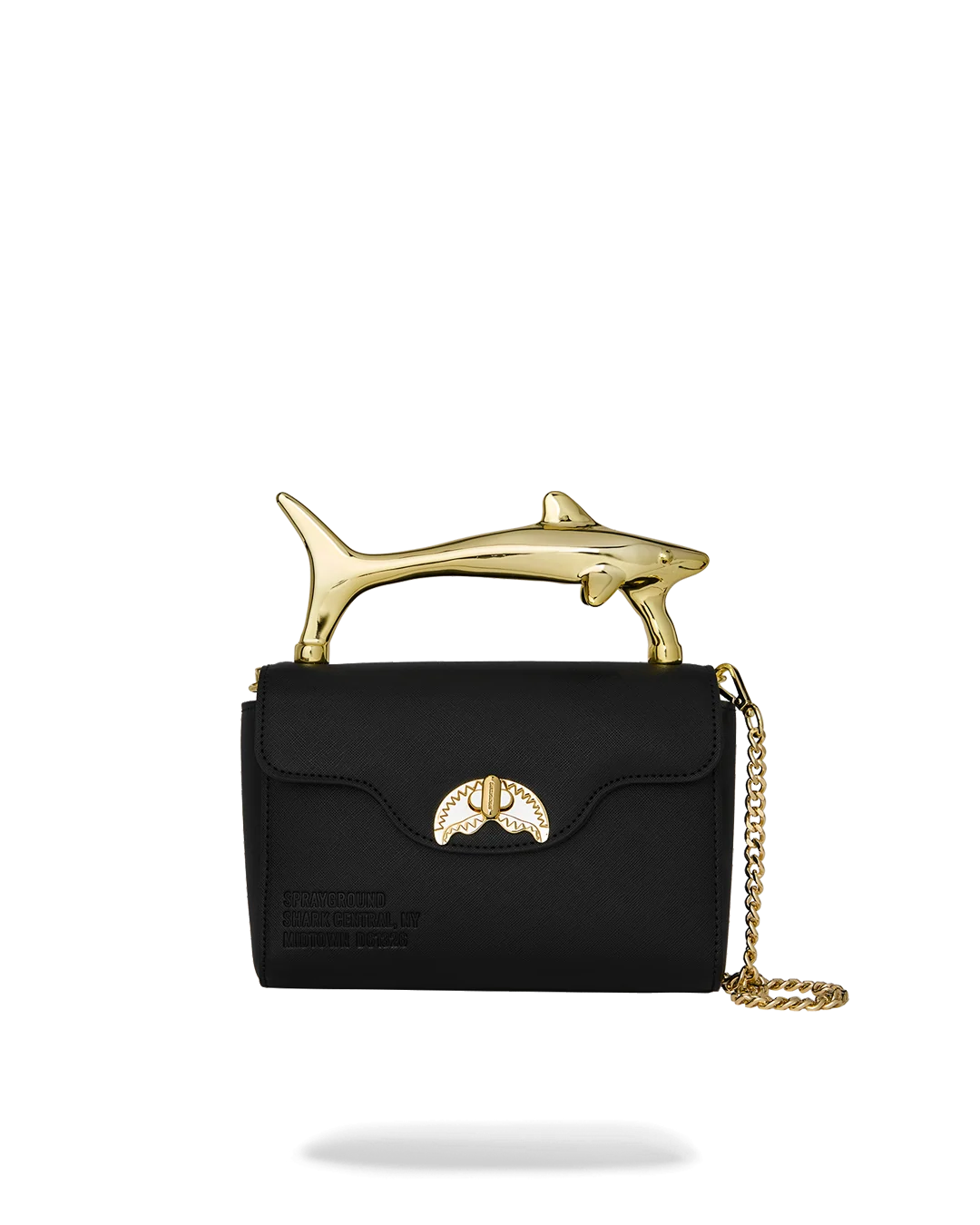 THE GOLDEN FANG SHARK HANDBAG
