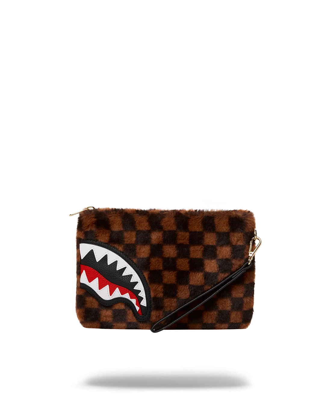 FURRR SHARKS IN PARIS CROSSOVER CLUTCH