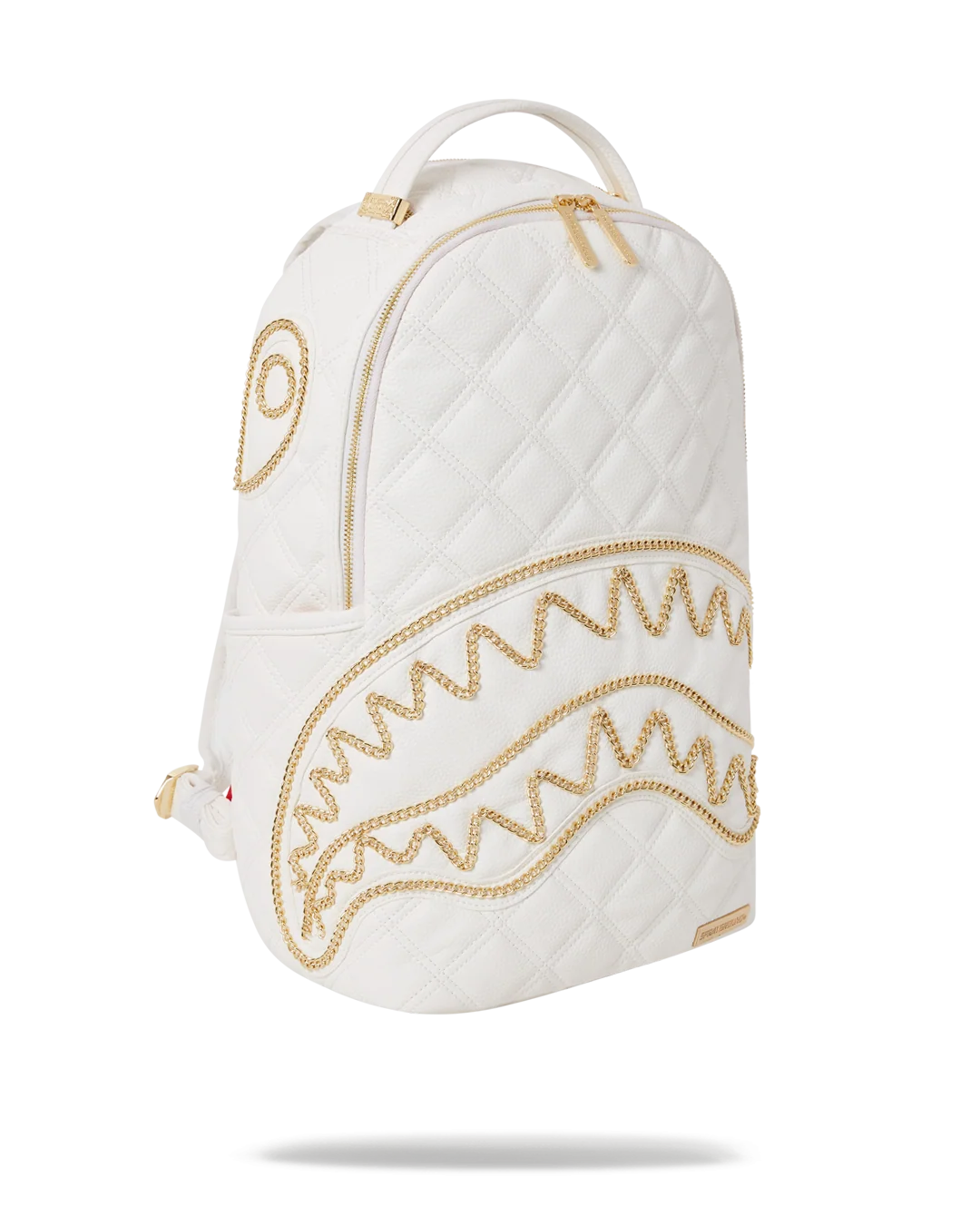 RIVIERA LE BLANC GOLD CHAIN SHARK BACKPACK (DLXV)