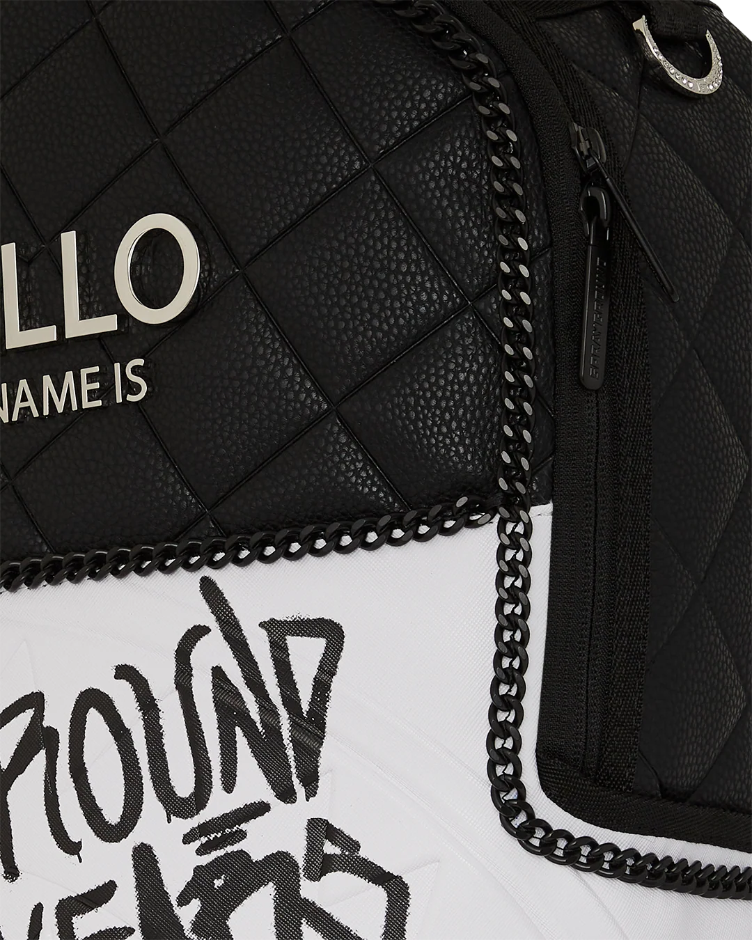 HELLO MY NAME IS 15 YEARS QUILTED BACKPACK (SUPER RARE)