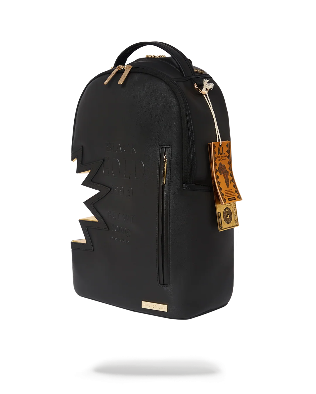 A.i.3 SHARK BITE BLACK GOLD BACKPACK (DLXV)