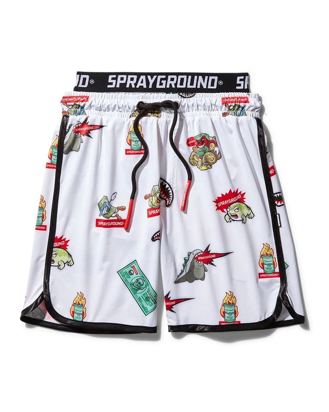 KIDS PATCH ALL-IN SWIM TRUNKS (WHITE)