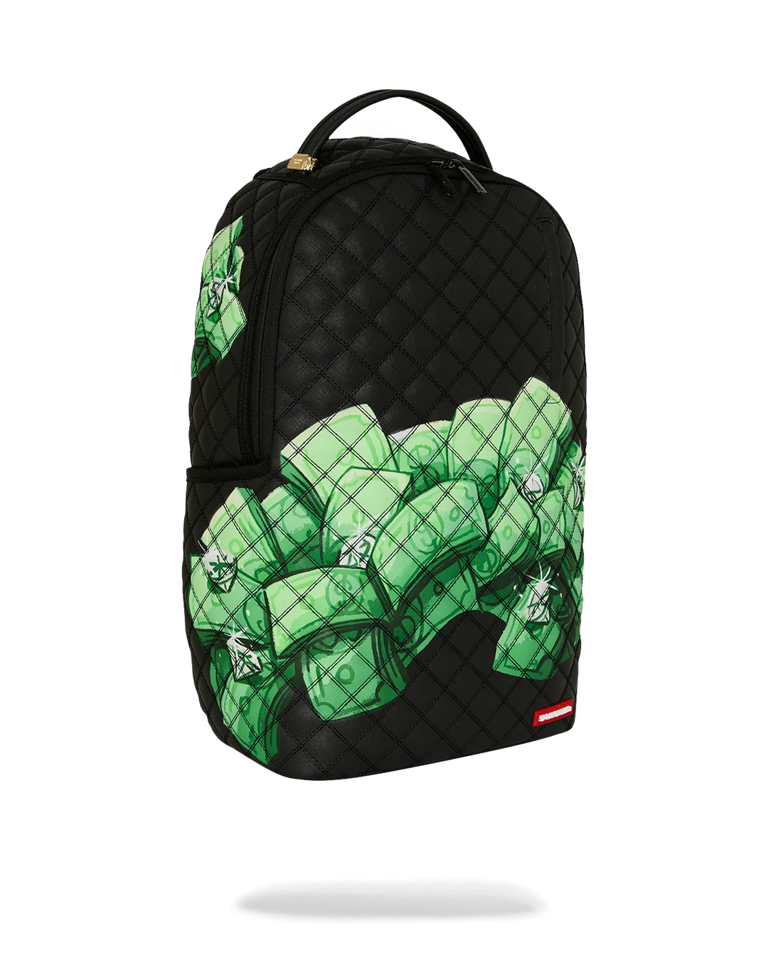 HAND-PAINTED QUILT SHARK BACKPACK