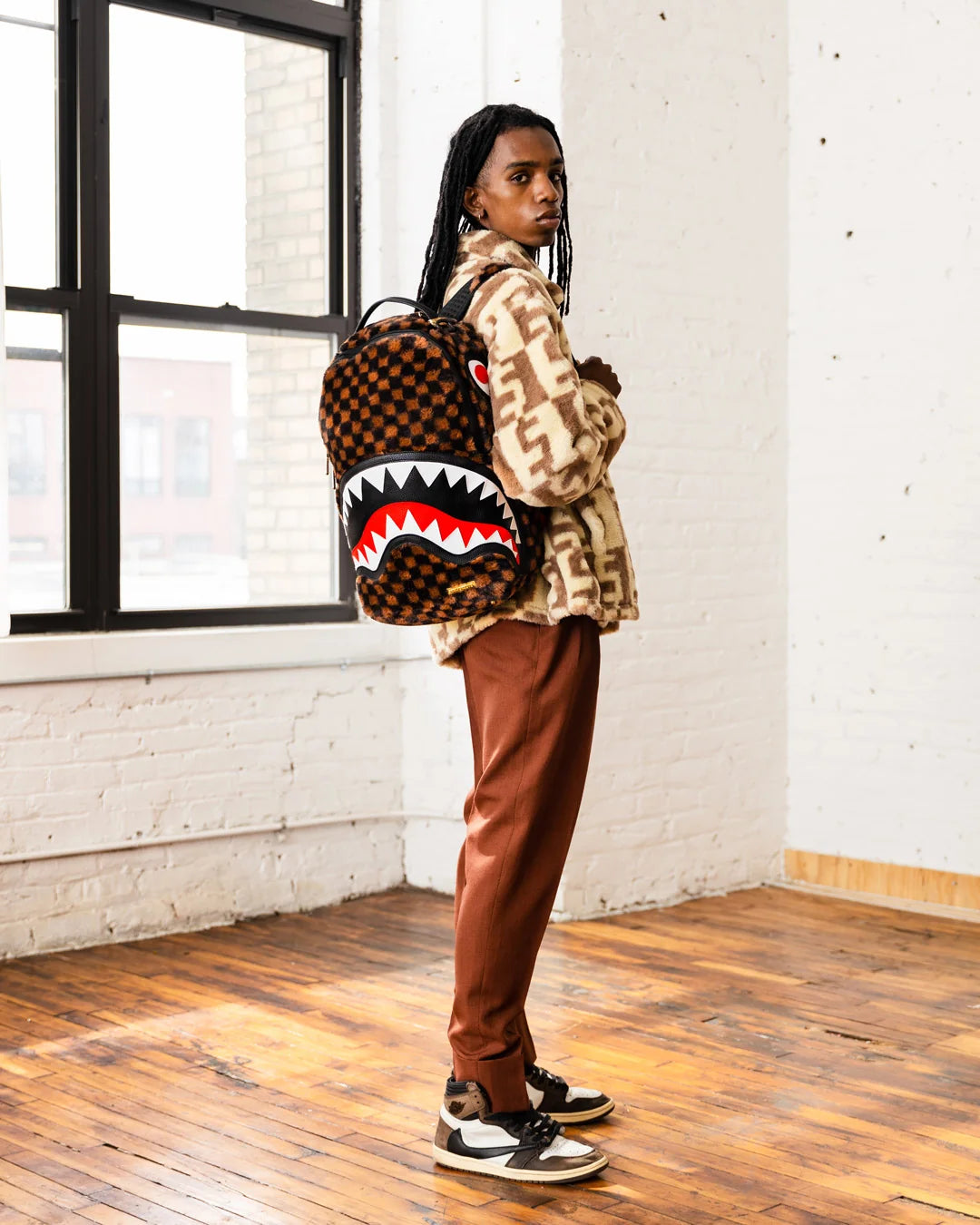 FURRR SHARKS IN PARIS BACKPACK (DLXV)