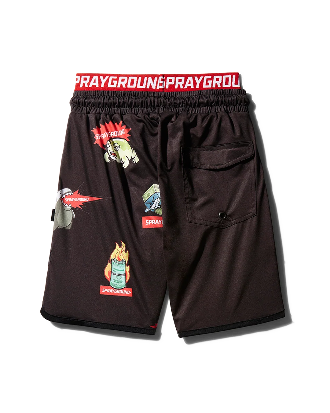 KIDS PATCH ALL-IN SWIM TRUNKS (BLACK)