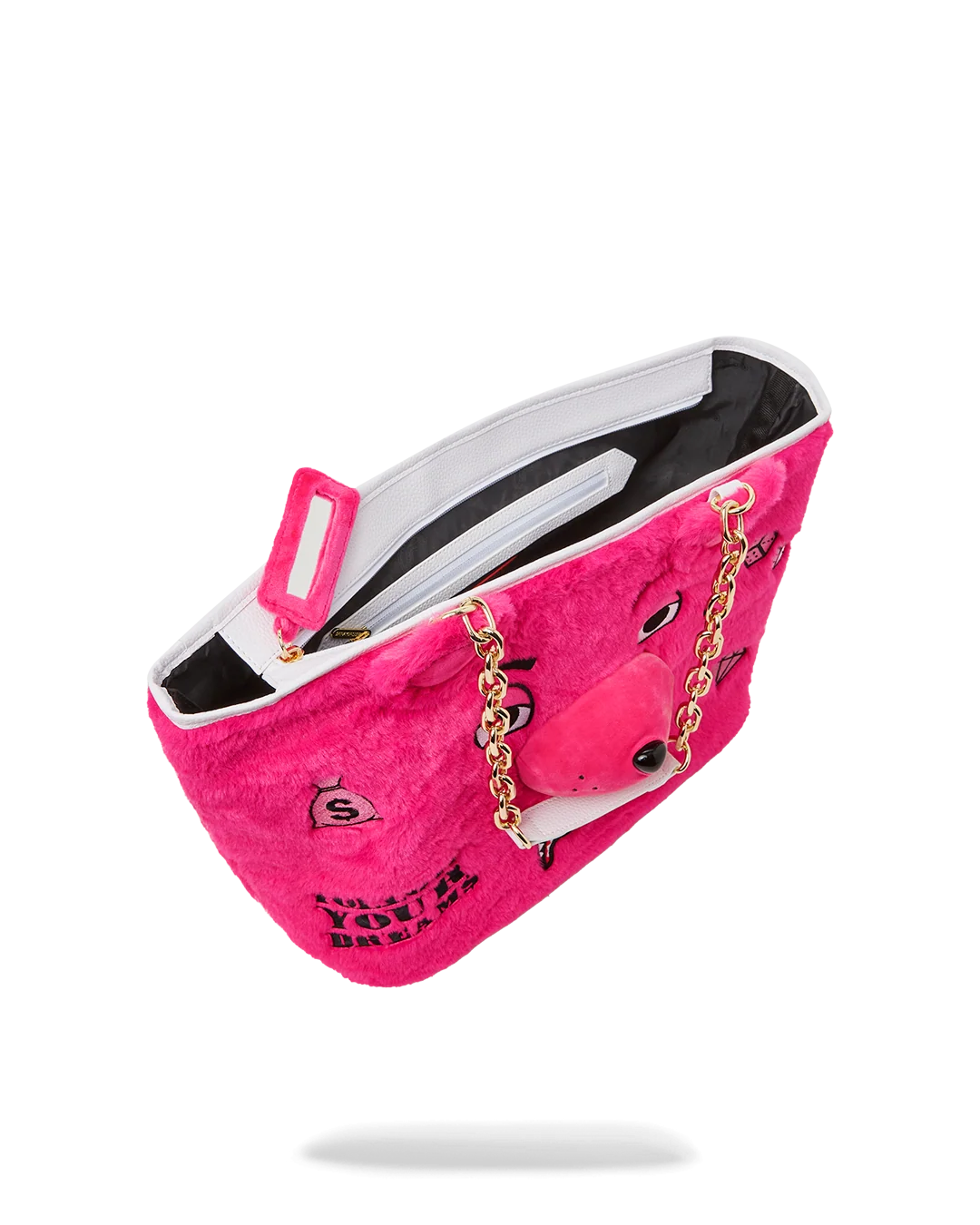 PLUSH MONEYBEAR TOTE (PINK)