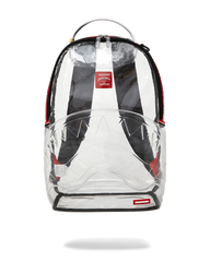 100% CLEAR BACKPACK SHARK