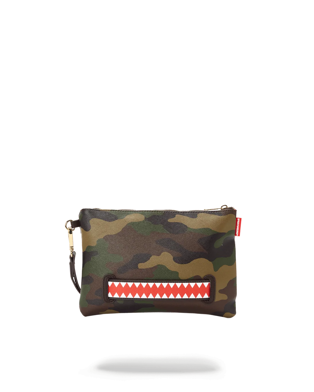 CHECKS IN CAMOFLAUGE CROSSOVER CLUTCH
