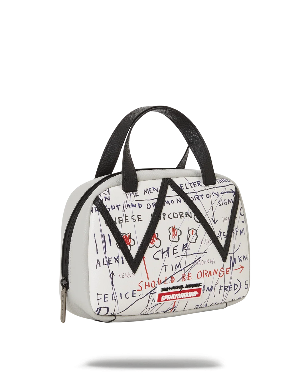 OFFICIAL BASQUIAT UNTITLED (CHEESE POPCORN) 1983 HANDBAG