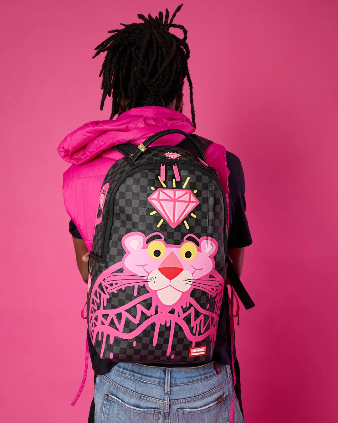 PINK PANTHER DIAMOND SHARK BACKPACK