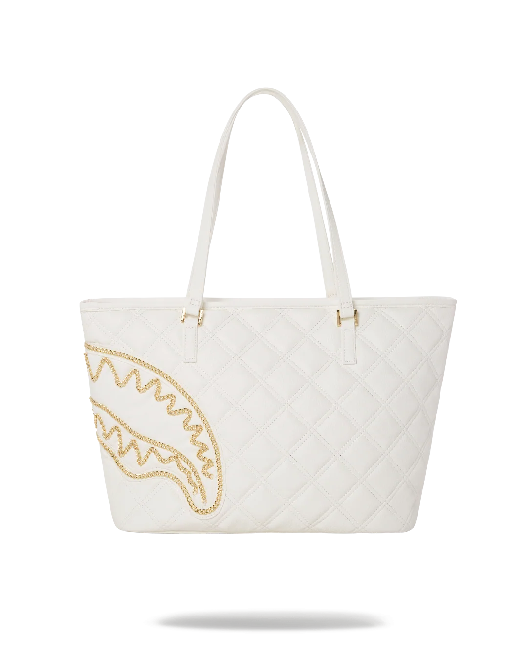 RIVIERA LE BLANC GOLD CHAIN SHARK TOTE