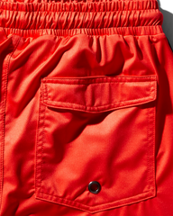 KIDS JAPAN WAVE SWIM TRUNKS (RED)