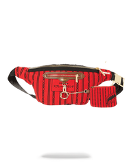 REVERSE SHARKS IN PARIS CROSSBODY (RED)