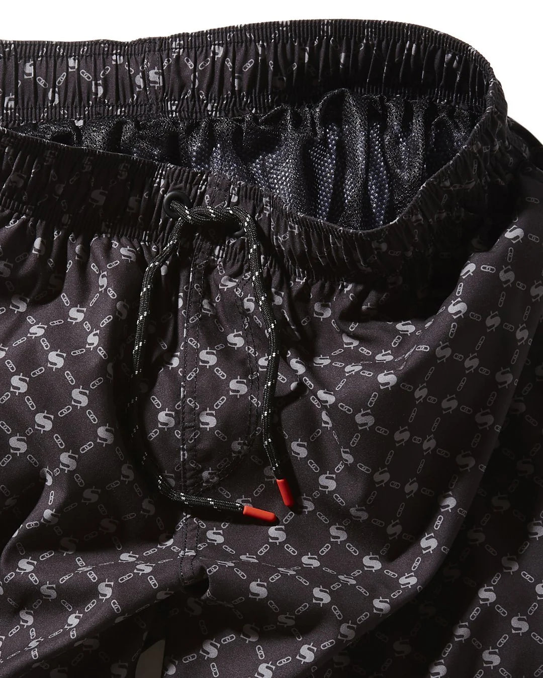 MIDNIGHT MONEY PATTERN SHOTO SWIM TRUNKS