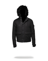 SOLID BLACK CHOPPER JACKET
