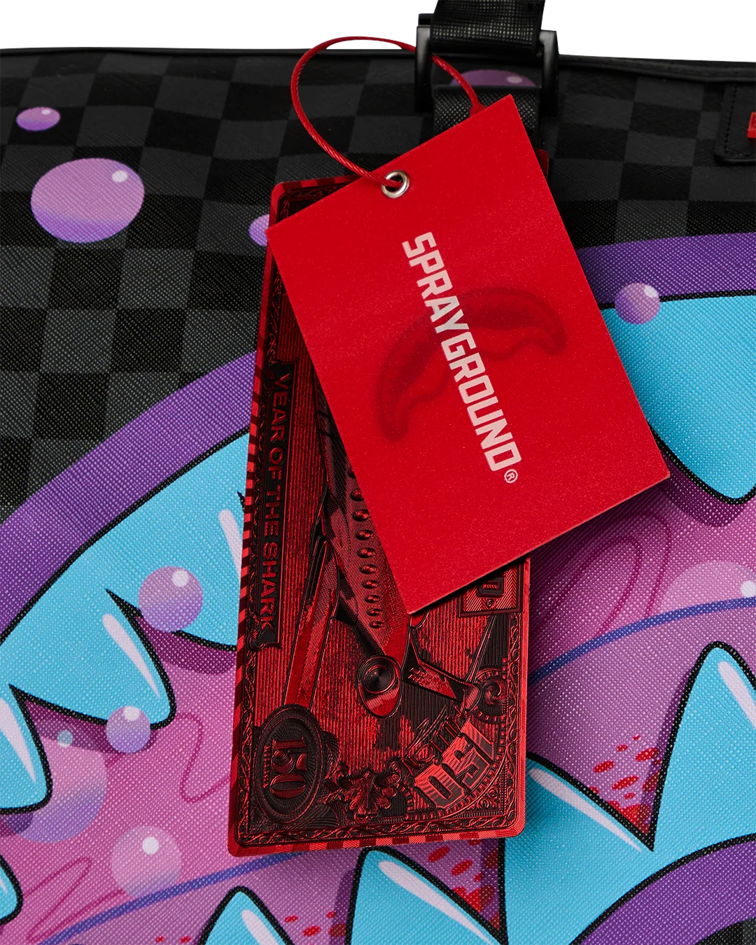 PURPLE SLIME SHARK DUFFLE