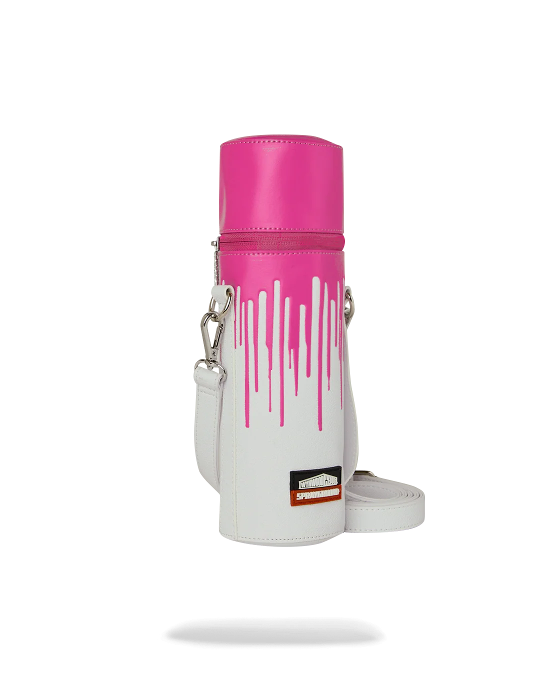 WYNWOOD WALLS COLLAB WATER BOTTLE OR SPRAYCAN HOLDER (WHT/PNK)