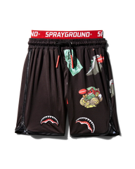KIDS PATCH ALL-IN SWIM TRUNKS (BLACK)