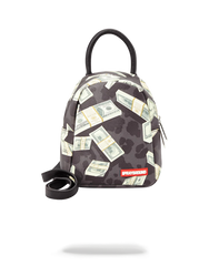 MONEY ON BLACK LEOPARD PRINT MINI