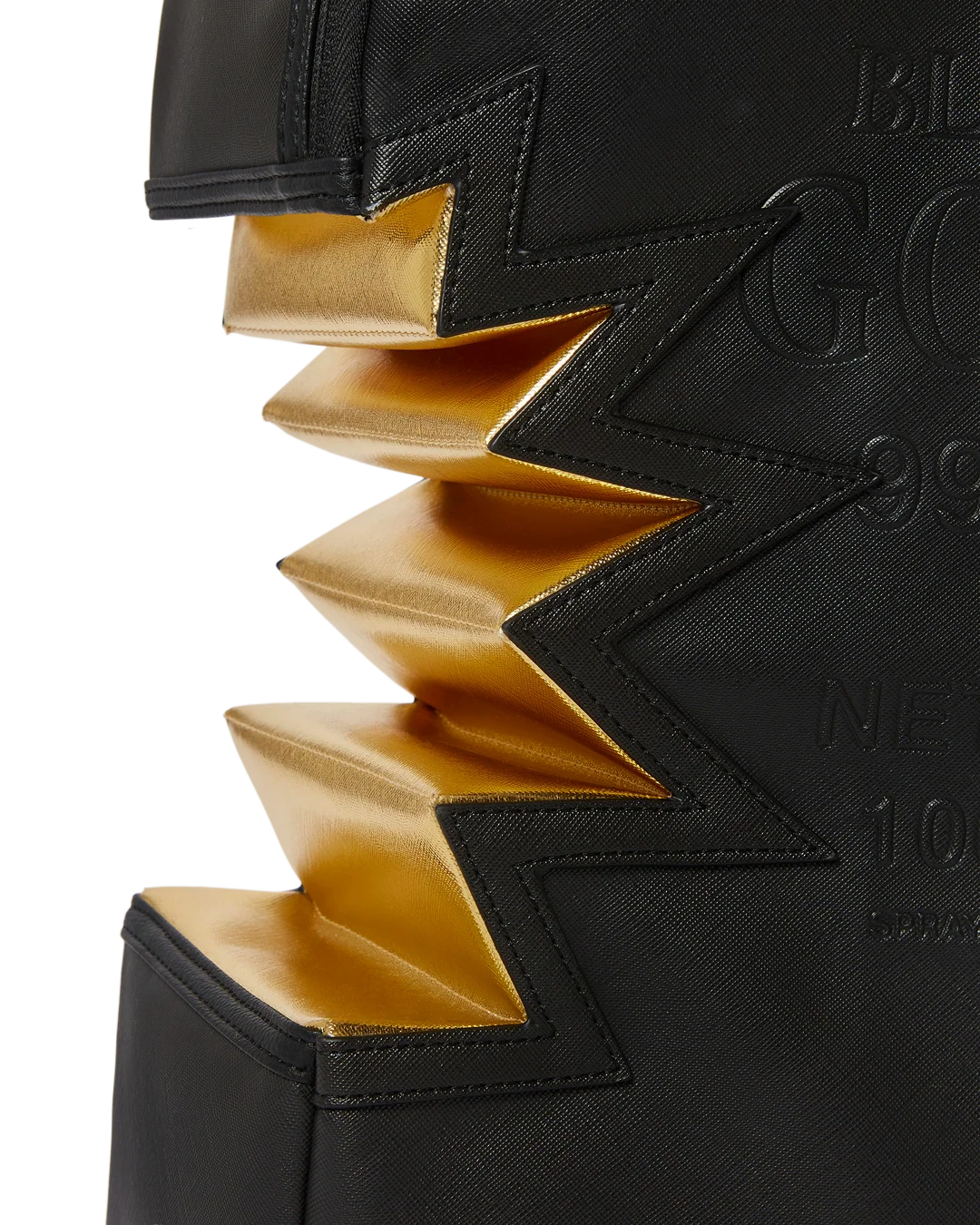A.i.3 SHARK BITE BLACK GOLD BACKPACK (DLXV)