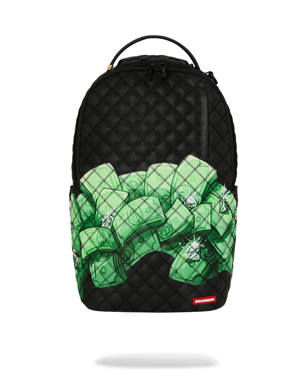HAND-PAINTED QUILT SHARK BACKPACK