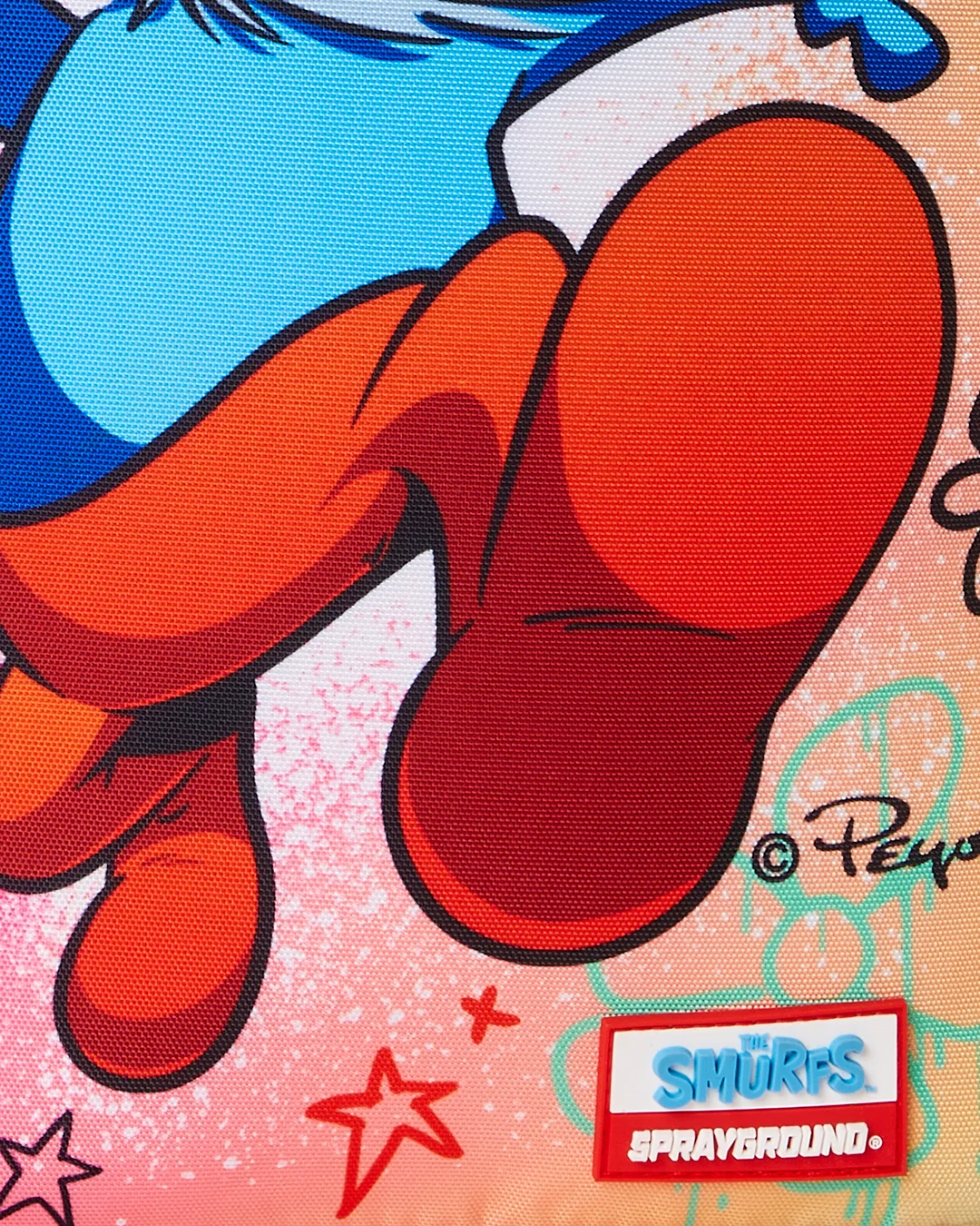 PAPA SMURF ON THE RUN BACKPACK
