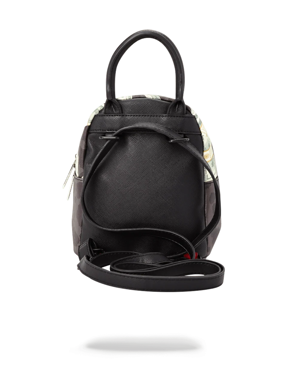 MONEY ON BLACK LEOPARD PRINT MINI